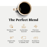 Storyville Coffee Epilogue (Decaf) | Premium Whole Bean Fresh Roasted Coffee Beans Medium Roast | 8 Ounces