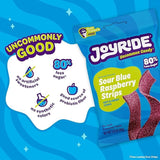 Joyride Sour Blue Raspberry Strips, 3.5 oz