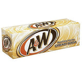 A&W Cream Soda, 12 Fl Oz Cans, 12 pack