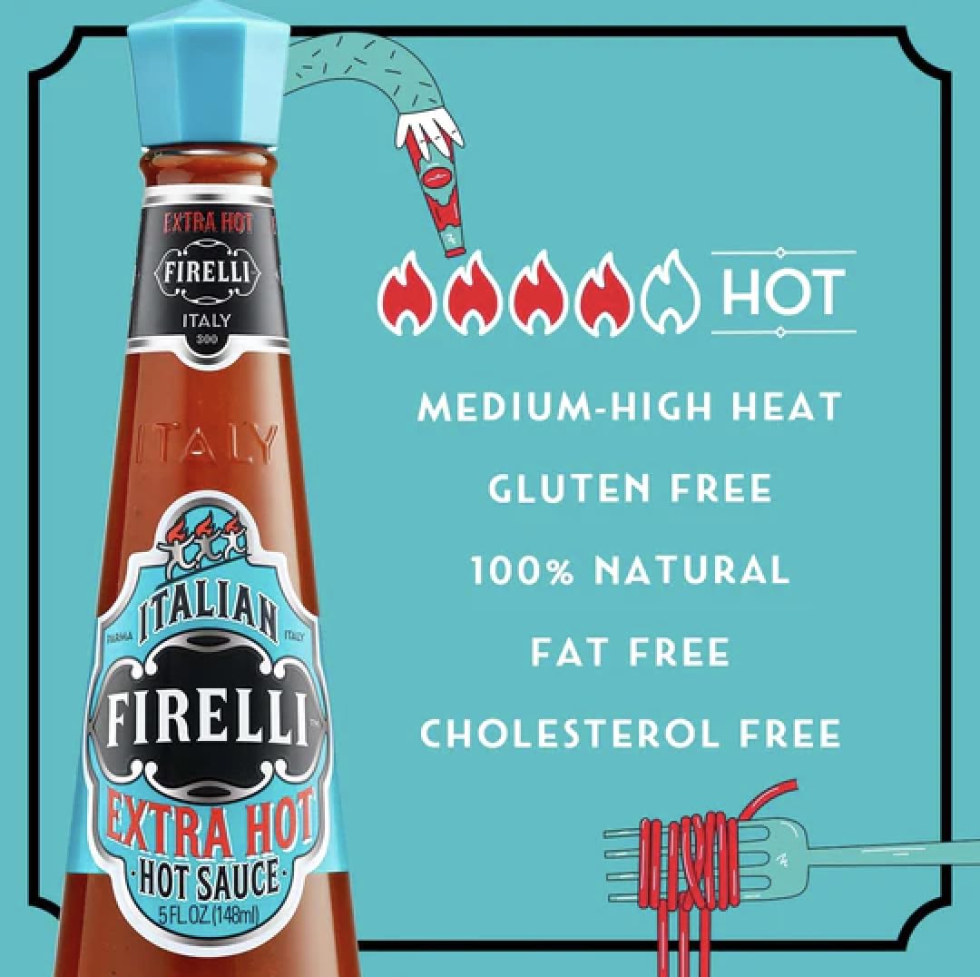 CASA FIRELLI Truffle Hot/Extra Hot Combo - 5oz Bottle (Pack of 2)