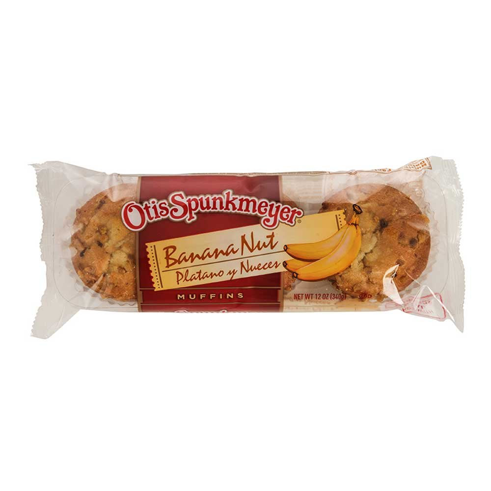 Otis Spunkmeyer Delicious Essentials Banana Nut Muffin, 4 Ounce -- 24 per case.