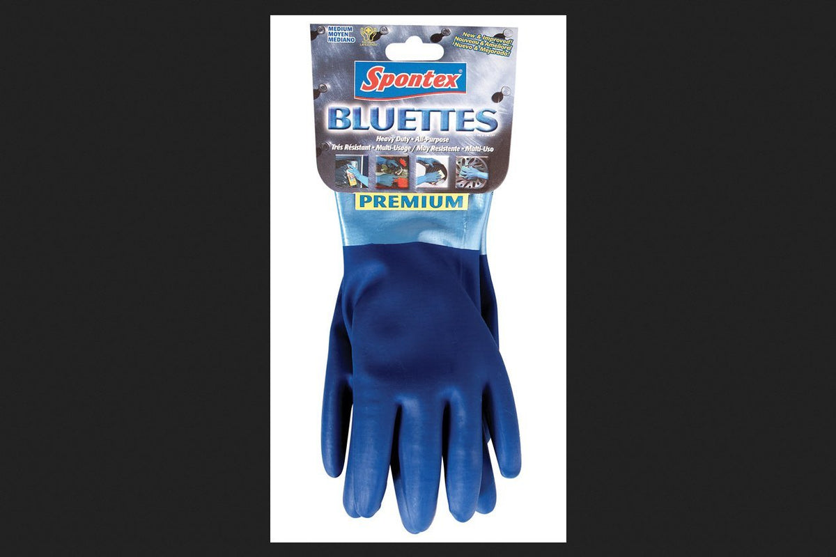 SPONTEX 20005 Household Gloves, X-Large, Blue