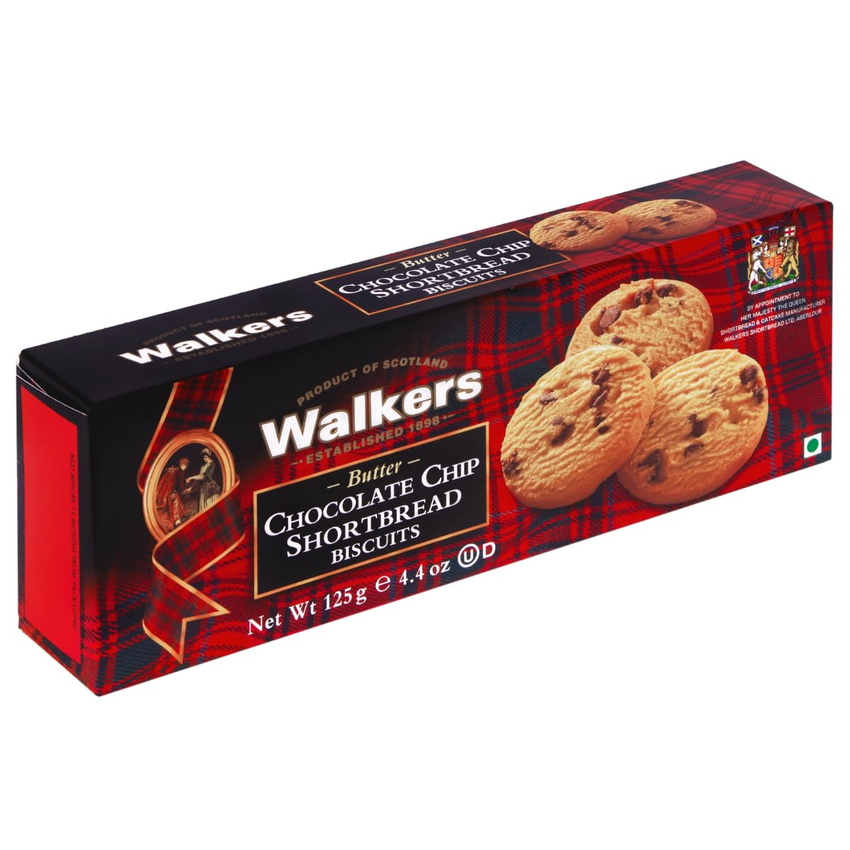 Walkers Classic Shortbread Chocolate Chip - 4.4 oz