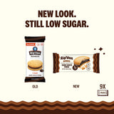Rip Van Romeos Dark Chocolate Fudge Cookies - Low Sugar Cookies - Healthy Keto Snack - Individual 2 Packs (18 Count)