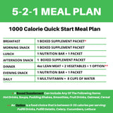 FITWISE - High Protein Meal Replacement Smoothie, Low Calorie, Low Fat, 15g Protein, Ideal Protein Compatible, 7 Servings Per Box (Strawberry Banana)