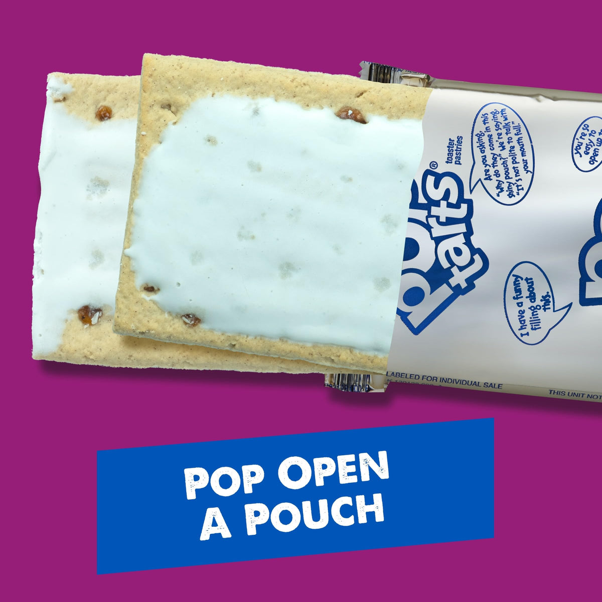 Pop-Tarts Toaster Pastries, Breakfast Foods, Kids Snacks, Frosted Cinnamon Roll (8 Pop-Tarts)