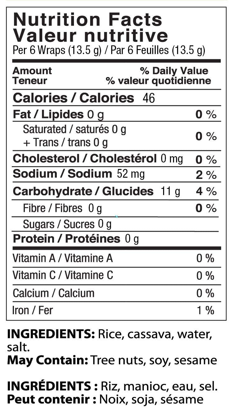 Star Anise Foods, Wrapper Rice Spring Roll, 8 Ounce