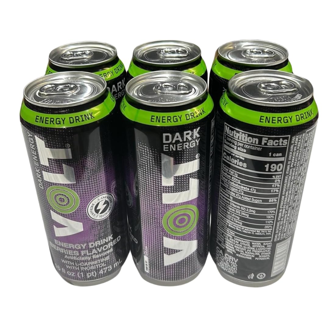 VOLT Dark Energy - Energy Drink (16 fl. oz. 6 - pack, Berries)