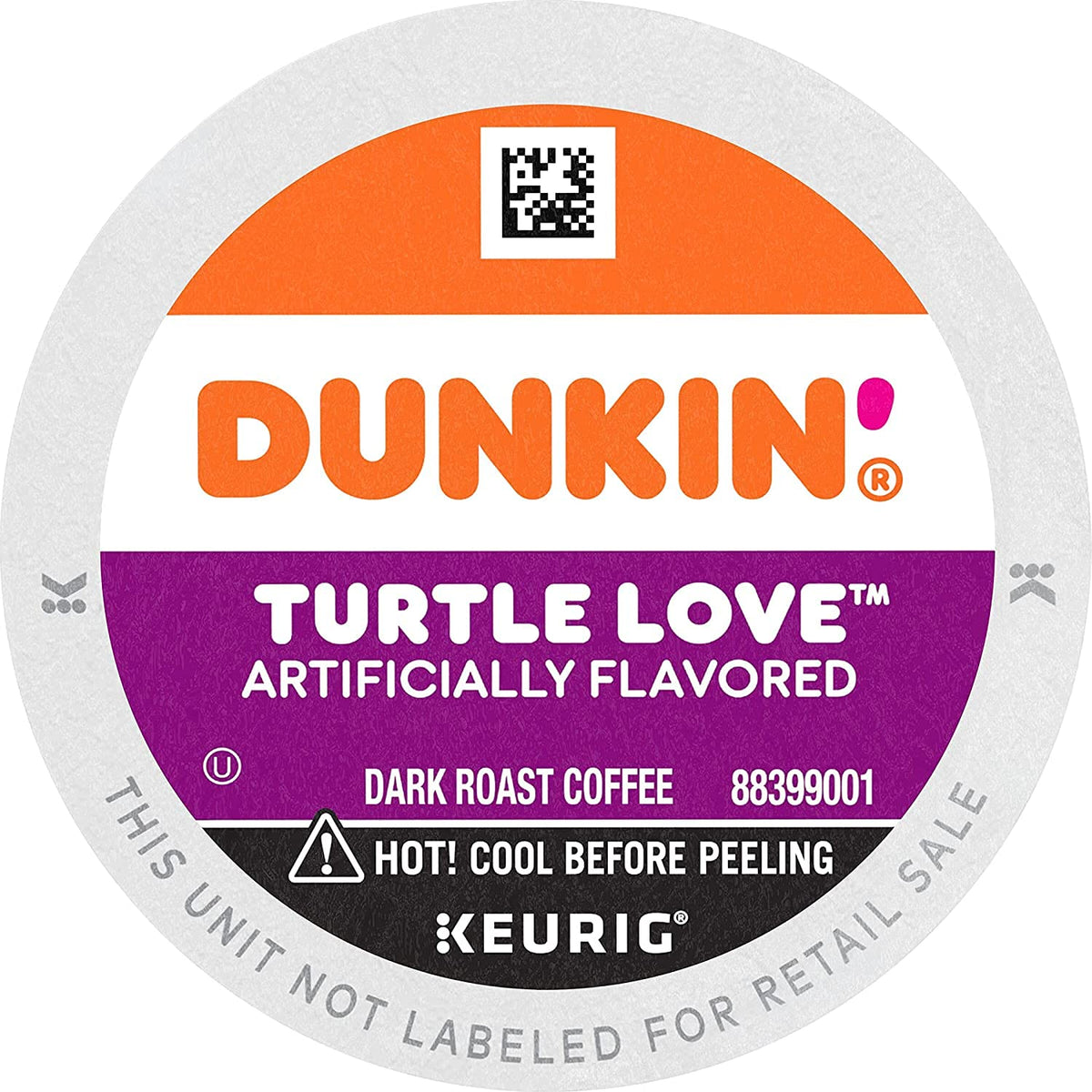 Dunkin' Turtle Love Flavored, 10 Keurig K-Cups Pods
