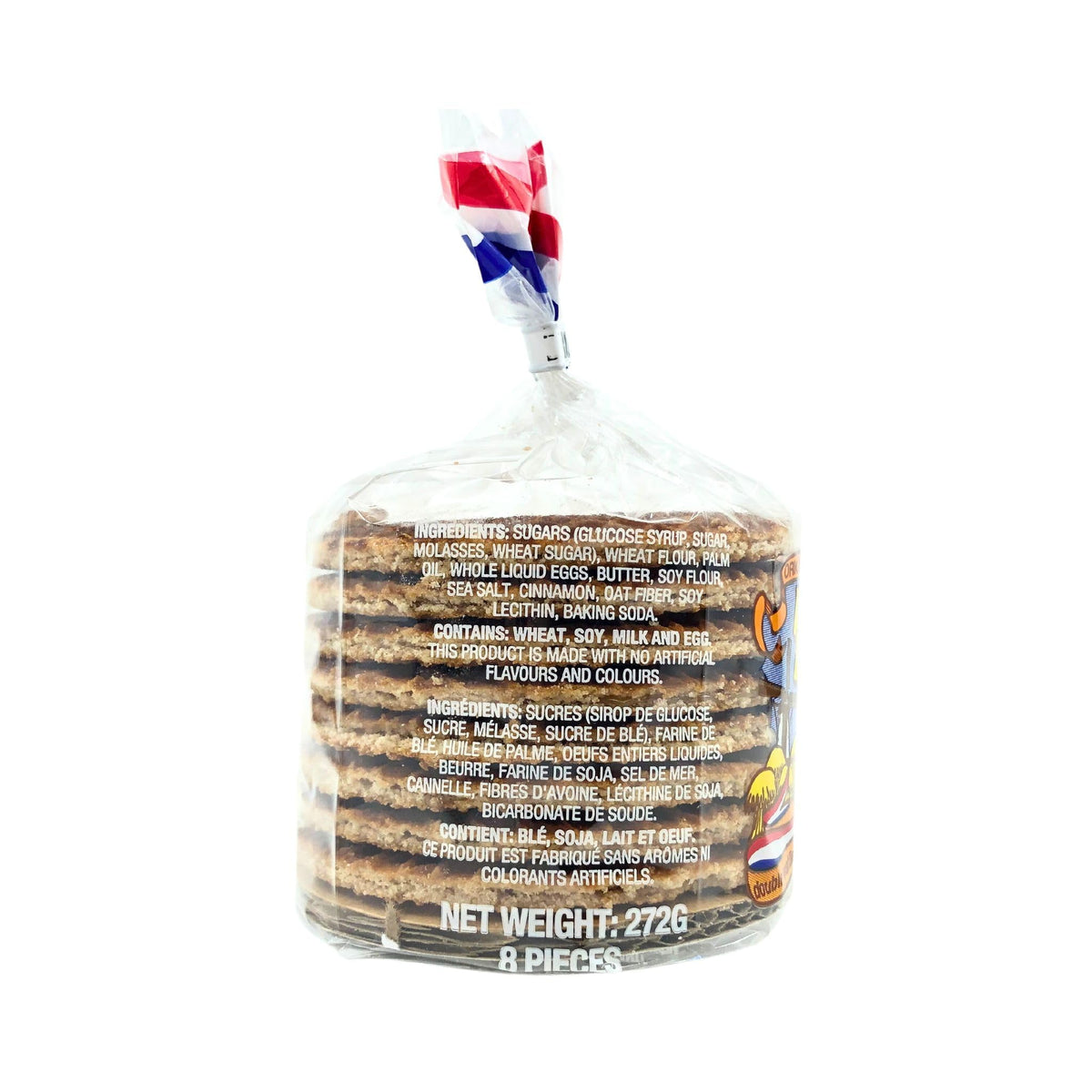 Double Dutch, Syrupwafers Cookies 8 Count (Pack of 12)