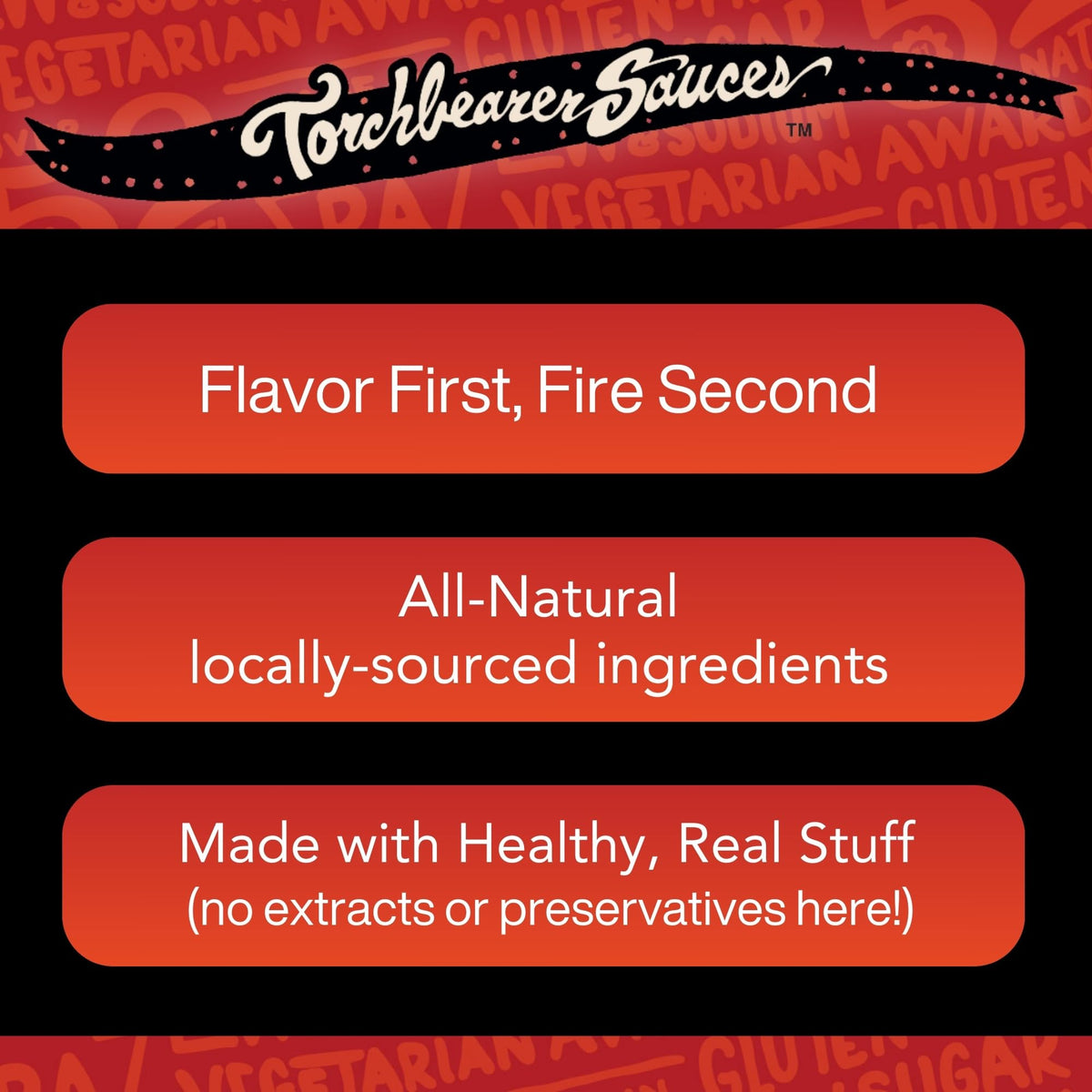 Torchbearer Sauces Brimestone TorchedStone Thai XXX Hot Sauce, Heat Level 6 - Fiery Carolina Reaper and Scorpian Pepper Thai Curry with Fruity Hints