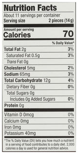 Absolutely Gluten Free Toasted Onion Flatbread, 5.29 Ounce -- 12 per case.
