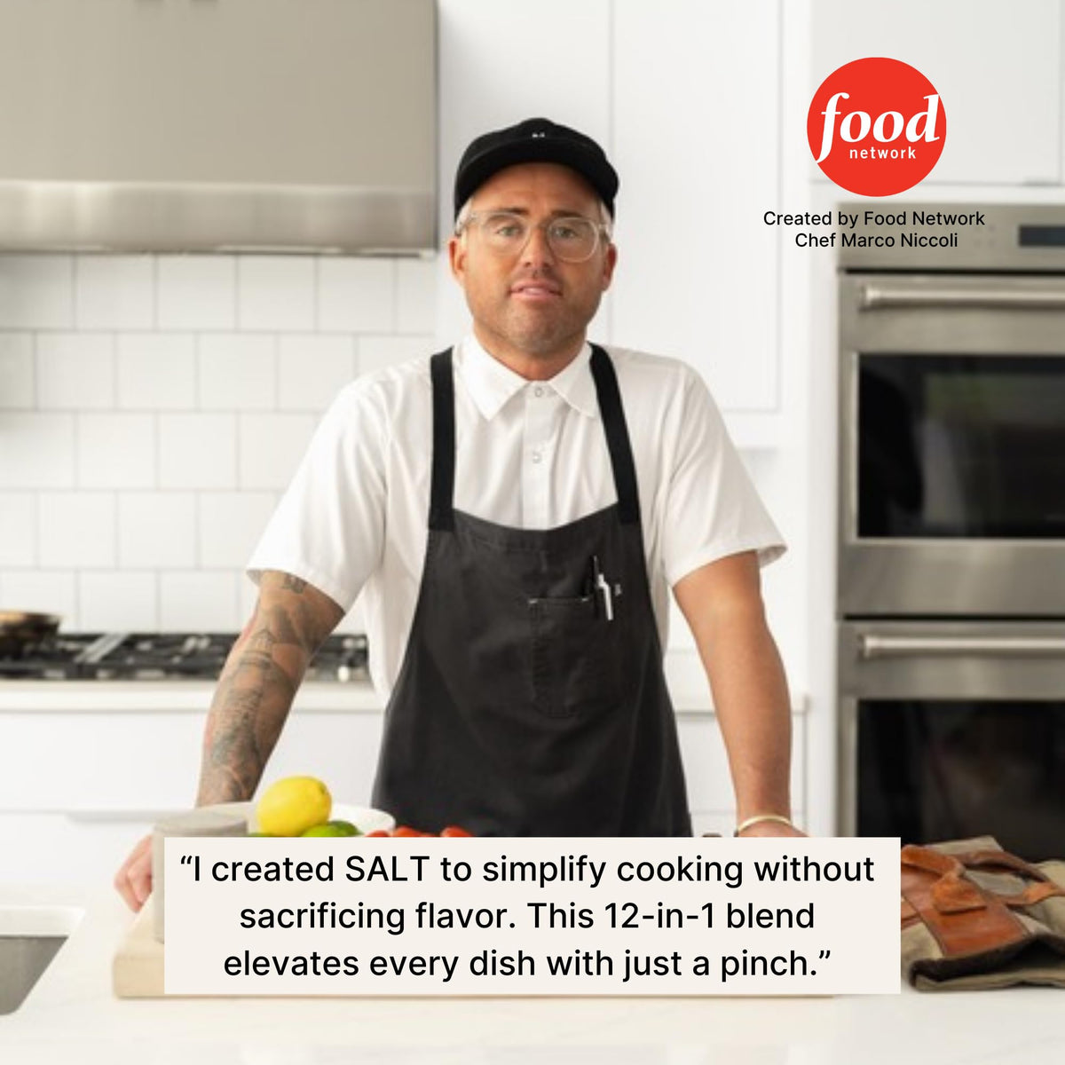 AM SIGNATURE SALT | Universal Cooking Signature Salt | All-Natural Seasoned Salt Blend of Gourmet Flake Kosher Salt, Herbs, Spices | Created by Chef