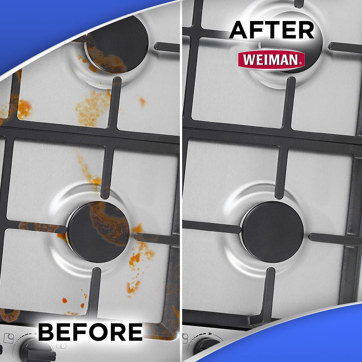 Weiman Gas Range Cleaner and Degreaser, Single, Lemon, 1 Count