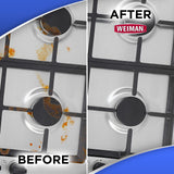 Weiman Gas Range Cleaner and Degreaser, Single, Lemon, 1 Count