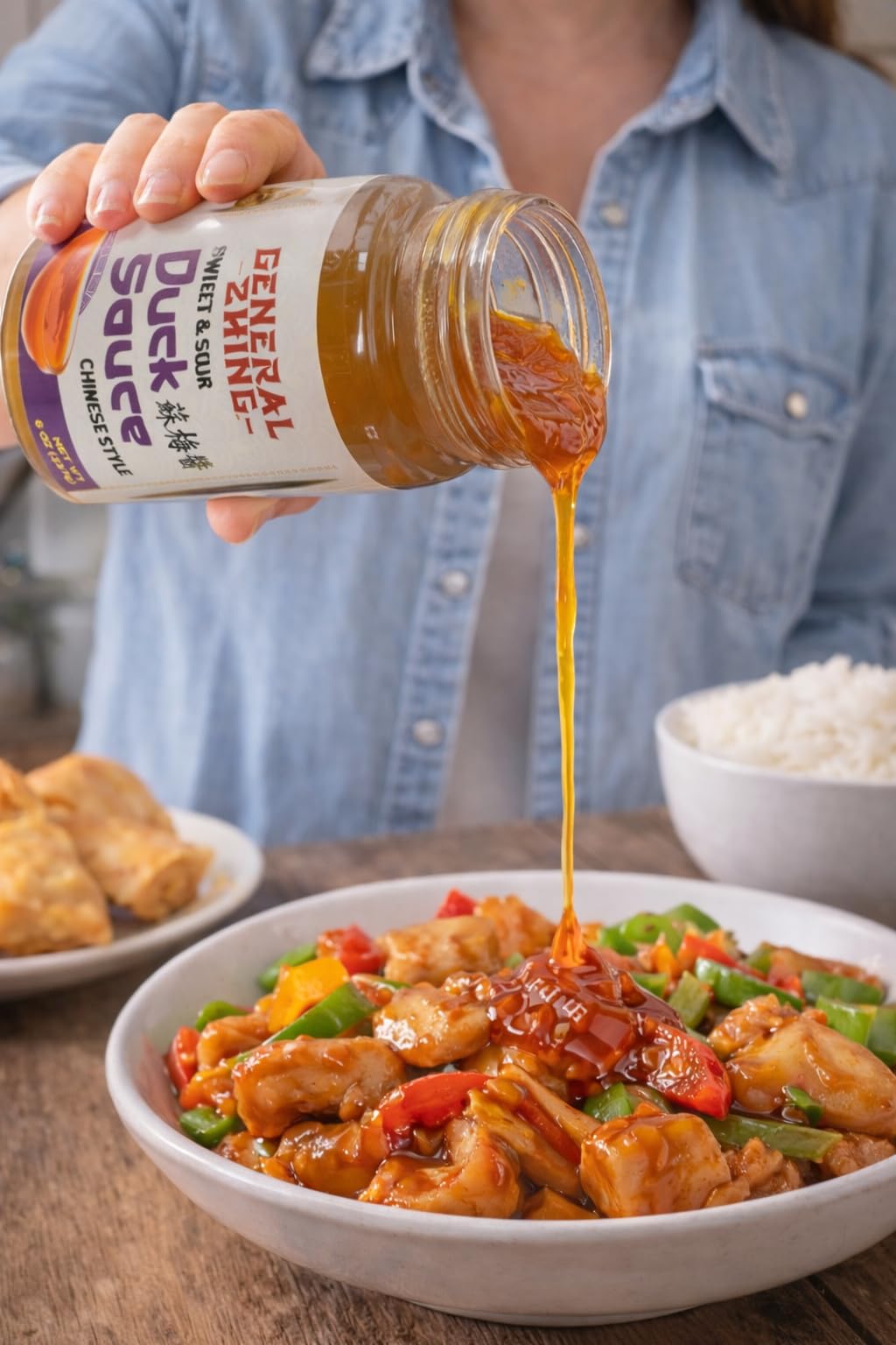 General Zhing Chinese Sweet & Sour Sauce - 8 Ounce Jar of Authentic Chinese Duck Sauce (4)