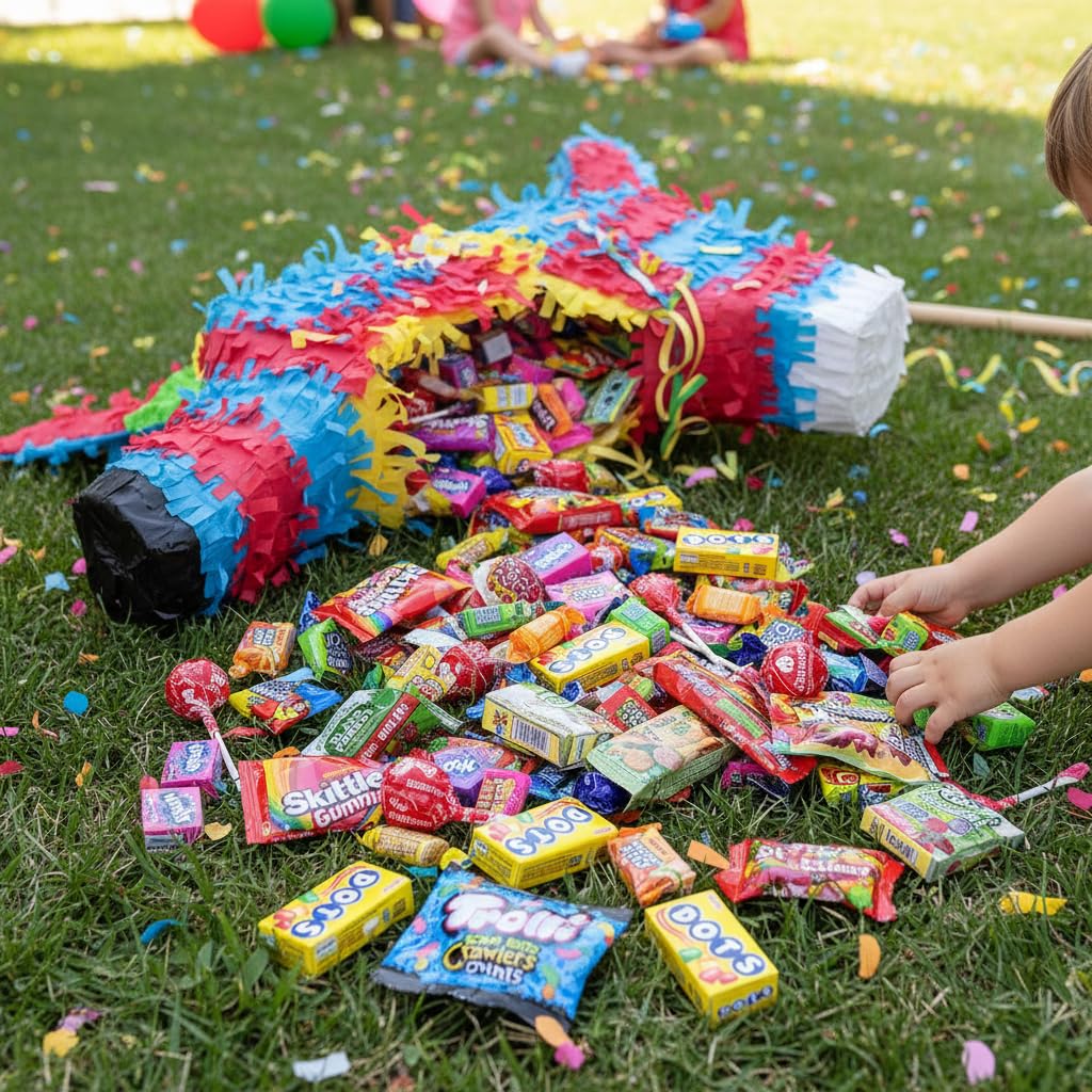 Bulk Candy Variety Pack 5lb - Bulk Candy Individually Wrapped - Assorted Candy Bulk Pack for Party Favors, Pinata Stuffers, Office Snacks & Parade