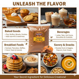 Gourmet Pumpkin Pie Spice Powder by It's Delish, 1 Lb Bulk Bag | Awesome Pumkin and Apple Pies Seasoning | Coffee Latte Tea Holiday Baking | Blend