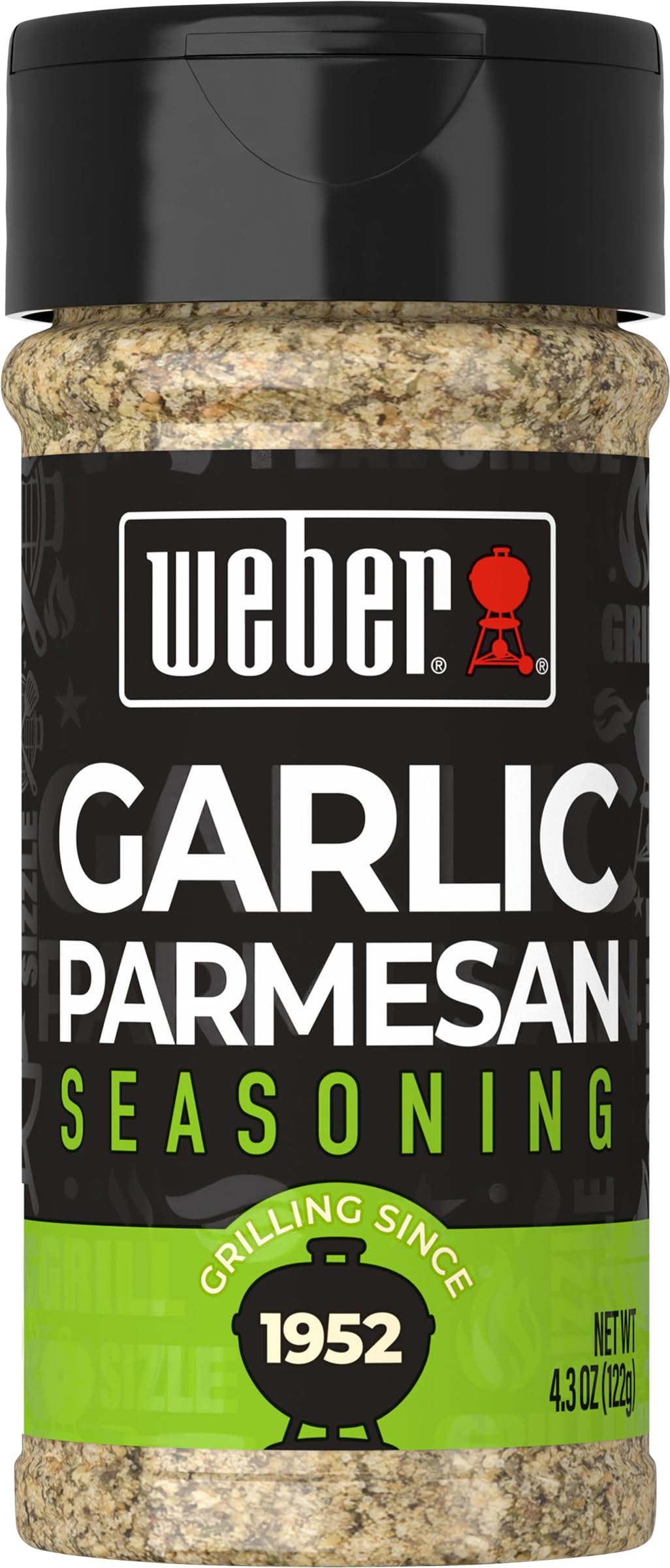Weber Garlic Parmesan Seasoning, 4.3 oz