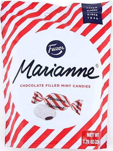 Fazer Marianne - Chocolate Filled Mint Candies (220g) - Pack of 2