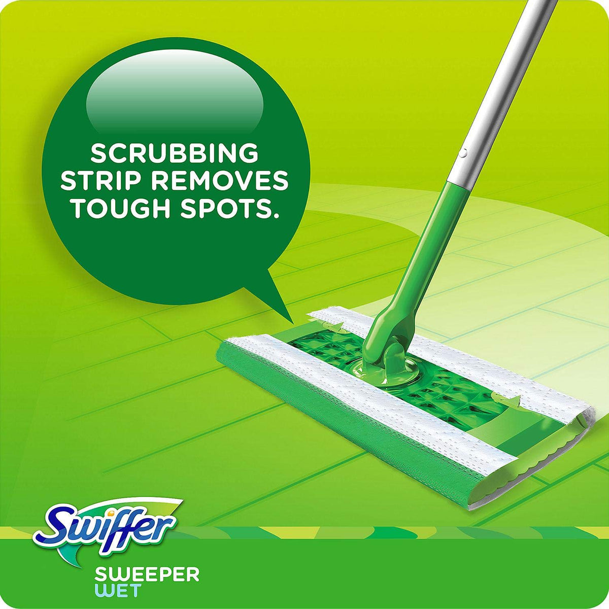Swiffer Sweeper Wet Cloth Refill, White 64 Count