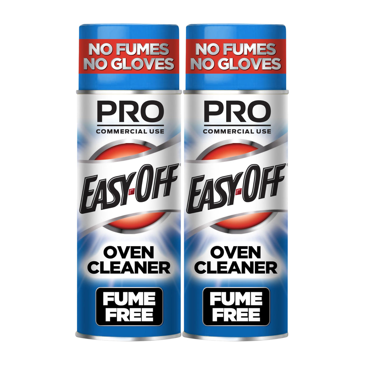 Easy-Off Fume Free PRO size Oven Cleaner Foam, Removes Grease & Burned-On Food, For Ovens, Air Fryers & More 24oz (2-count)