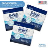 SinkSuds Laundry Detergent, Travel Size Liquid Soap, TSA Compliant, Safe For All Fabrics, 8 Packets (Packaging May Vary)