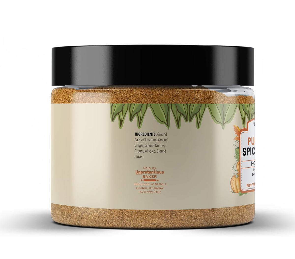 Unpretentious Pumpkin Spice Blend, 3.9 oz, Fall Flavor, Aromatic, Drinks & Baking
