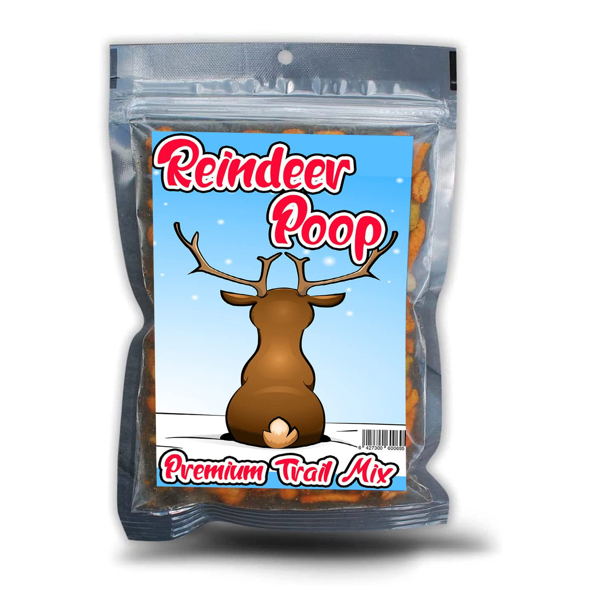 Reindeer Poop Gourmet Trail Mix - Premium Snack Munch for Teens Stocking Stuffers and Gift Baskets, Funny Christmas Gifts for Dad, Fun Protein Snacks