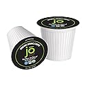 NO FUN JO DECAF: 48 Cups, Organic Medium Dark Roast Swiss Water Process for Keurig K-Cup Compatible Brewers, Fresh Seal Single Serve Cups, Fair Trade