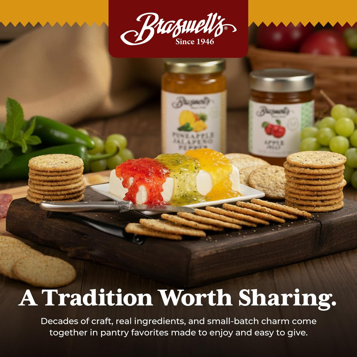 Braswell’s Gourmet BBQ Sauce - Small-Batch, Renowned Specialty, Made in USA, Since 1946 (12.5 Ounce, Sugar Free)