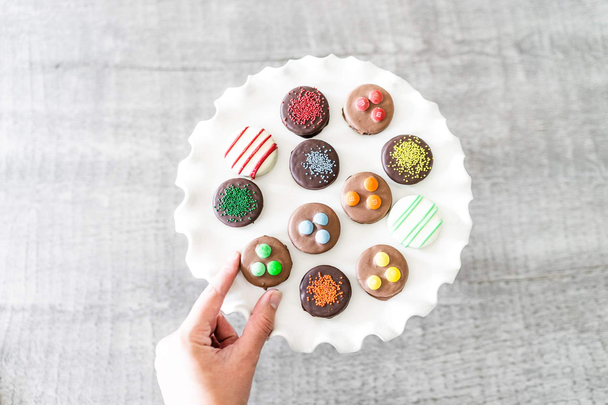From You Flowers - Rainbow Chocolate Covered Cookies