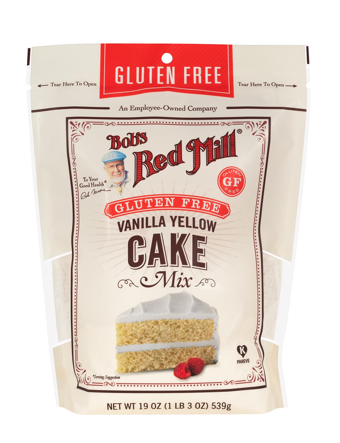 Bobs Red Mill Cake Flour, Vanilla, 19 oz