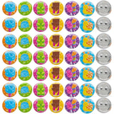 Fun Express Bulk 48 Pieces Mini Candy Critters Buttons