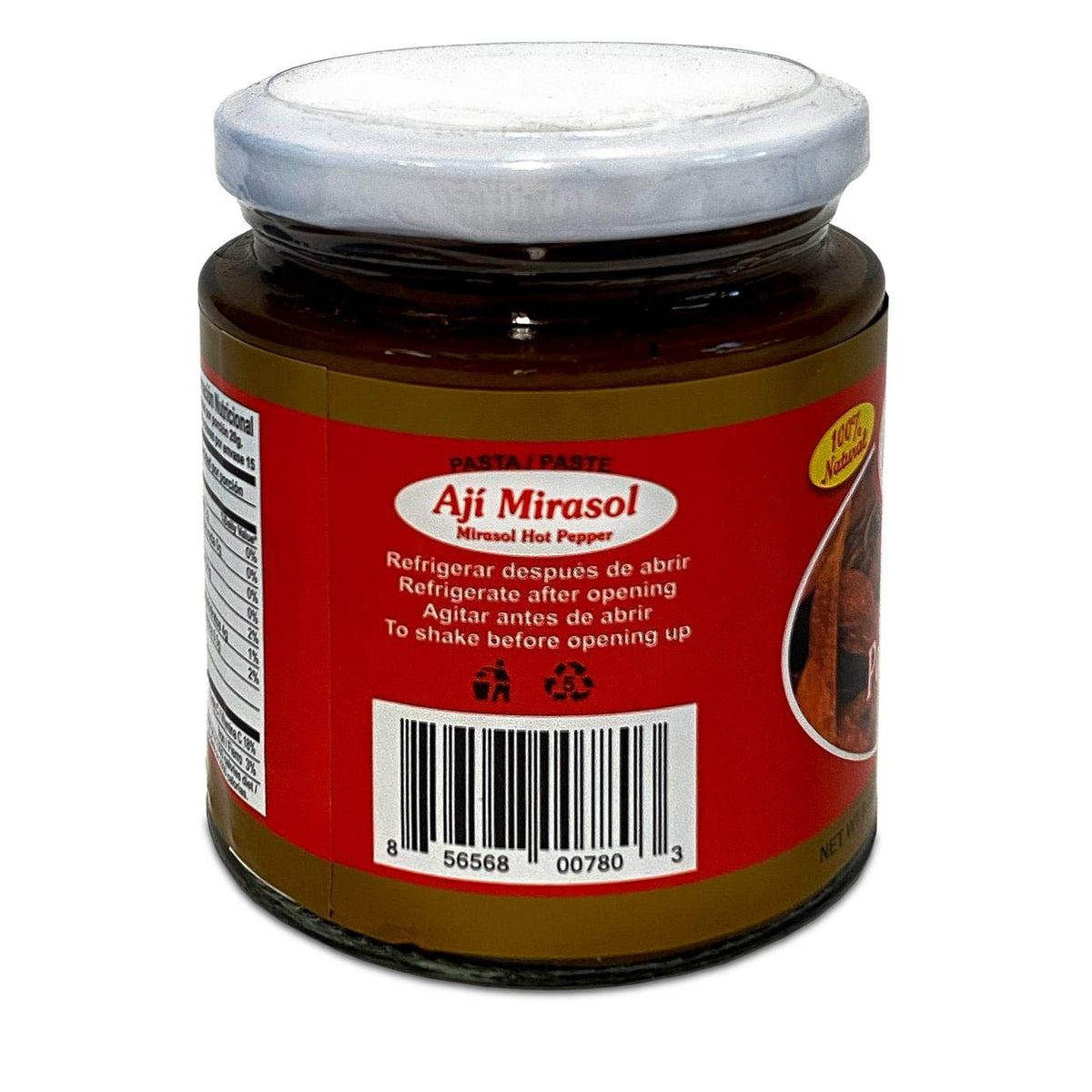 PeruChef Pasta de Aji Mirasol / Mirasol Hot Pepper Paste 8oz