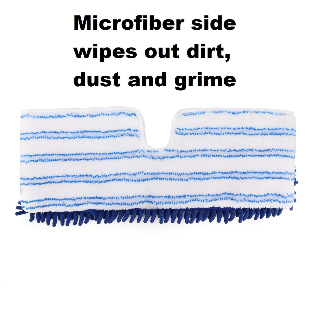Tidy Monster 3 Pack Mop Refills Compatible with O-Ceda Dua-Action Microfiber Mop, Replacement Mop Heads for Dry/Wet Use, Machine Washable Double Sided