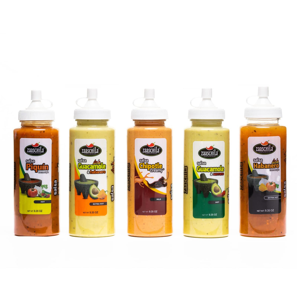 Zaaschila Creamy Mexican Sauce Guacamole Serrano 9.35oz (265g) 6pc case