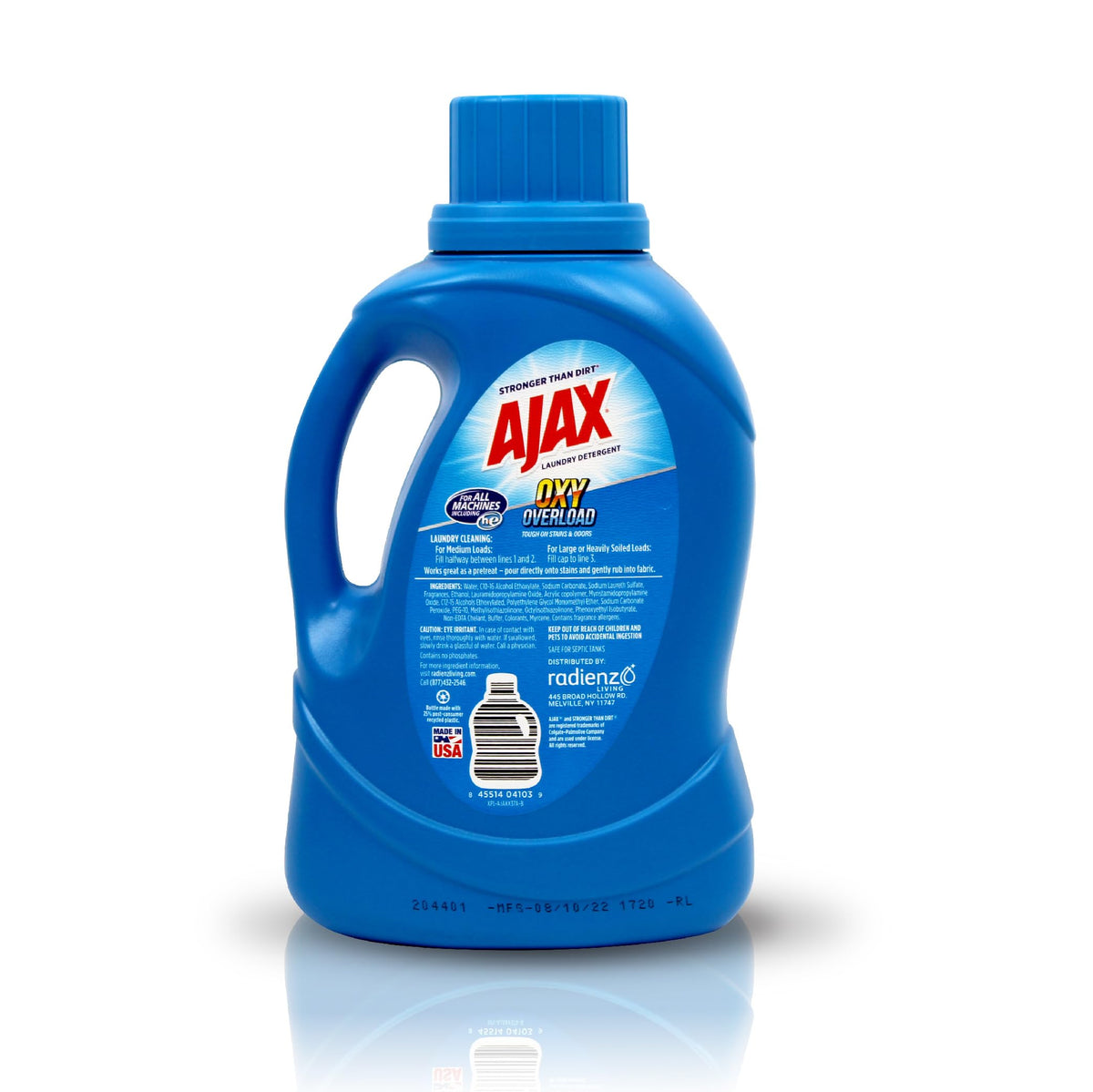 SOILOVE Stain Remover 16oz (2 Pack) + AJAX Oxy Overload Laundry Detergent 60oz (1 Pack) - Ultimate Laundry Solution for Tough Stains & Freshly Cleaned