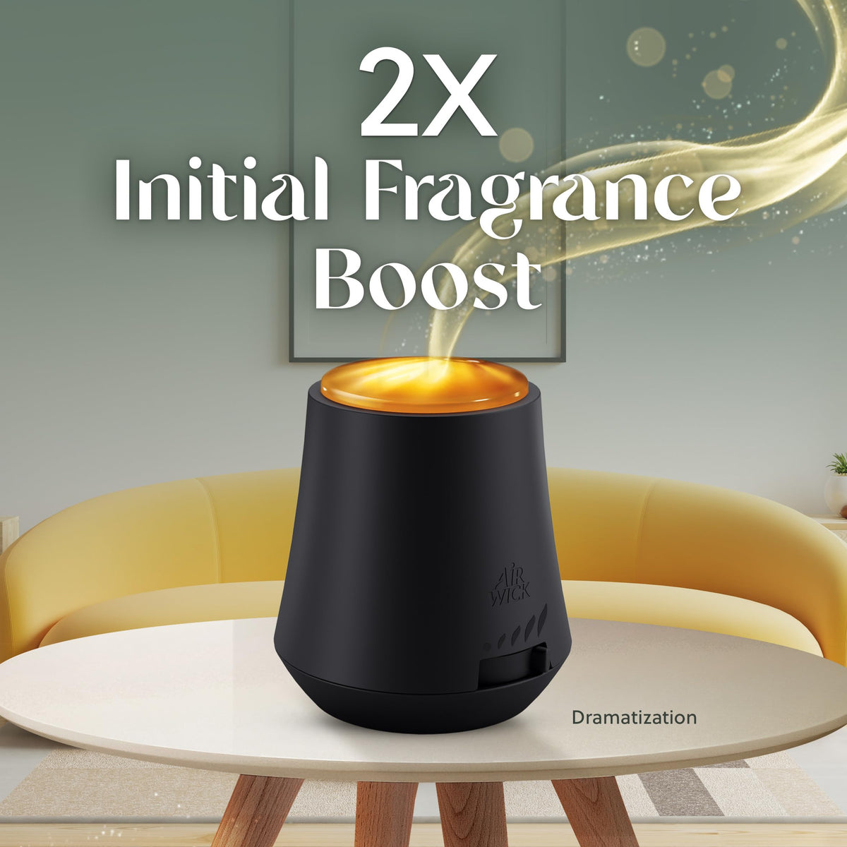 Air Wick Essential Mist Refill, 2ct, Pumpkin Spice, Fall Scent, Essential Oils, Air Freshener