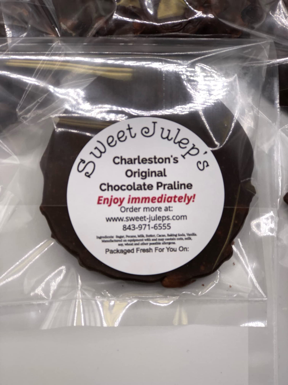Chocolate Charleston Authentic Pralines (8 Count)