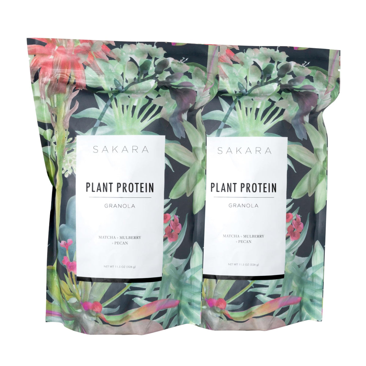SAKARA Plant-Based High-Protein Granola Mix - Nutrient-Rich Ingredients, Vegan, Gluten-Free, Non-GMO, No Sugar Granola, Supports Satiation and Boosts