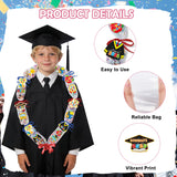 Silkovahamd Graduation Candy Leis 2026 - Graduation Candy Lei Making Kit Class of 2026, 12 Candy Tubing Clear 60 Paper Cards 12 Stickers 3 Ribbon