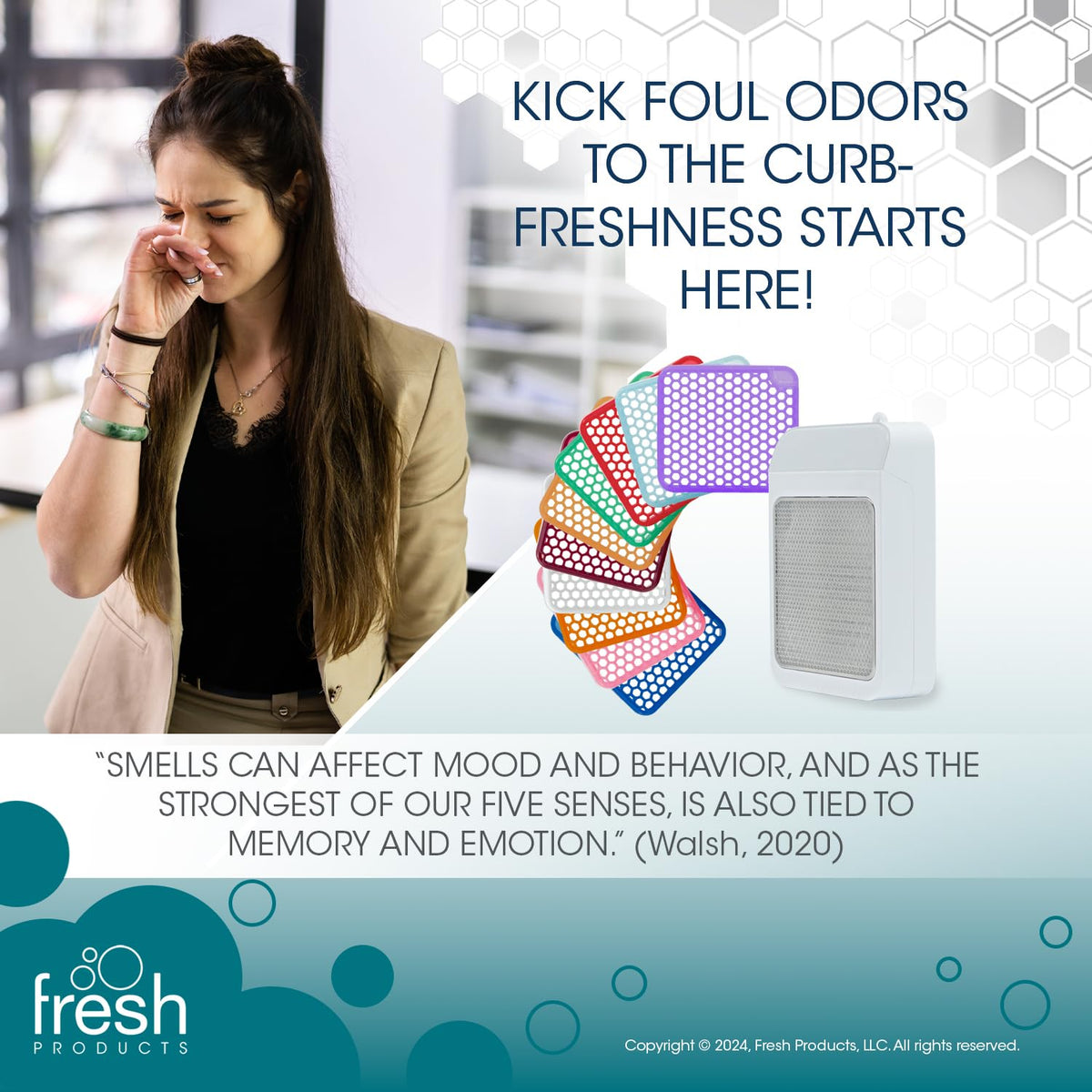 Fresh Products ourfreshe Plug In Air Freshener 30 Day Refills Replace Messy Aerosols with Dry Fragrance For Use in Medium Sized Spaces Coconut Vanilla