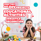 Entervending Easter Eggs 3” - Clear Fillable Plastic Capsule - 48ct - Easter Basket Stuffers - Empty Large Enough to Hold Toy or Candy - Capsules