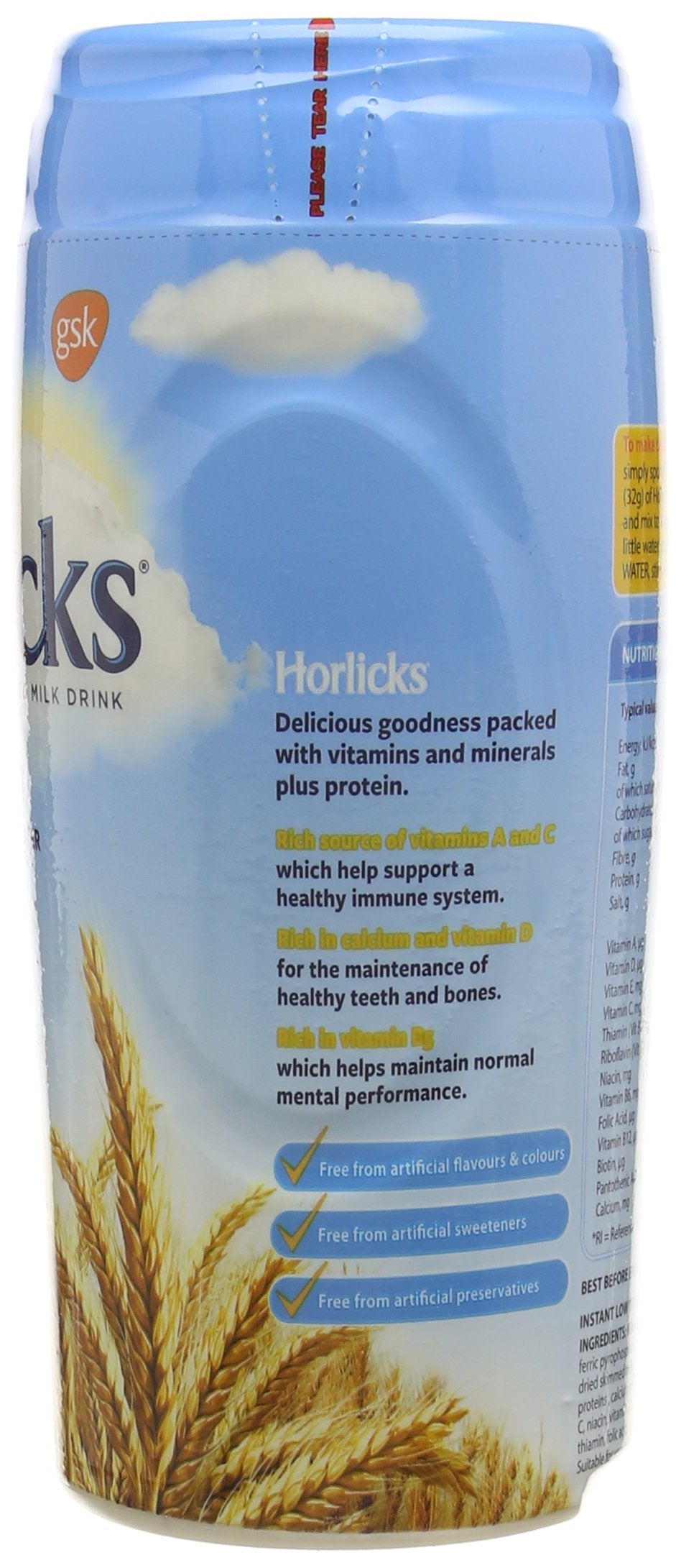 Horlicks Instant Malted Light Drink, 500 g