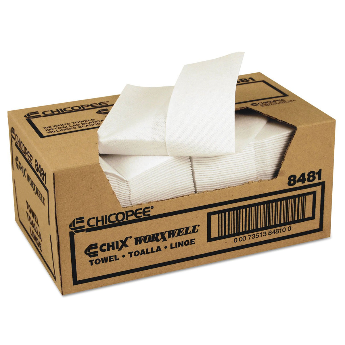 Chicopee 8481 15-Inch Length by 13-Inch Width Worxwell General Purpose Towel (Case of 100)
