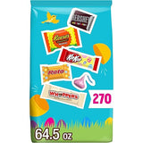 Hershey Assorted Flavored, Easter Candy Bulk Bag, 64.5 oz (270 Pieces)
