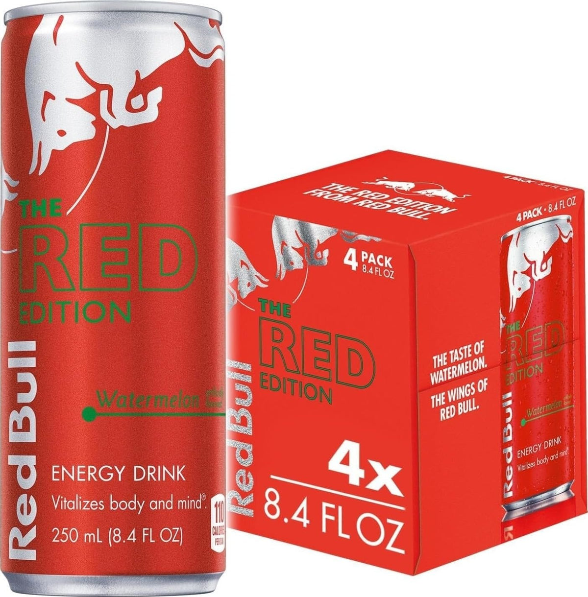 Red Bull Energy Drink, Watermelon, Red Edition