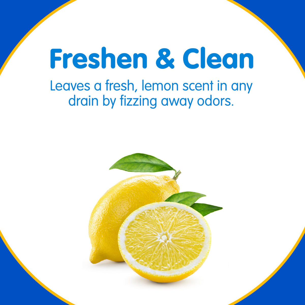 COMPAC HOME Plink Sink Drain Cleaner and Deodorizer, Air Fresheners for Garbage Disposal, Lemon Scented, Home Accessory Cleaning Products for Kitchen
