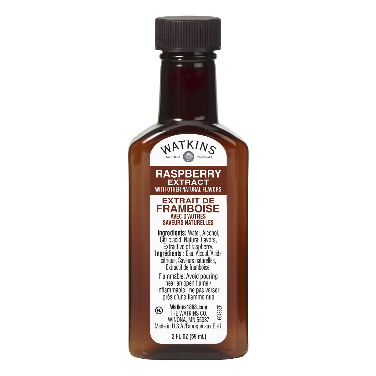 Watkins Raspberry Extract, 2 Fl. Oz., 1-Pack